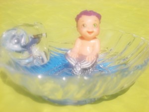 le bain de bébé