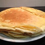 Une belle pile de crêpes!