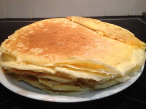 Les crêpes de la Chandeleur